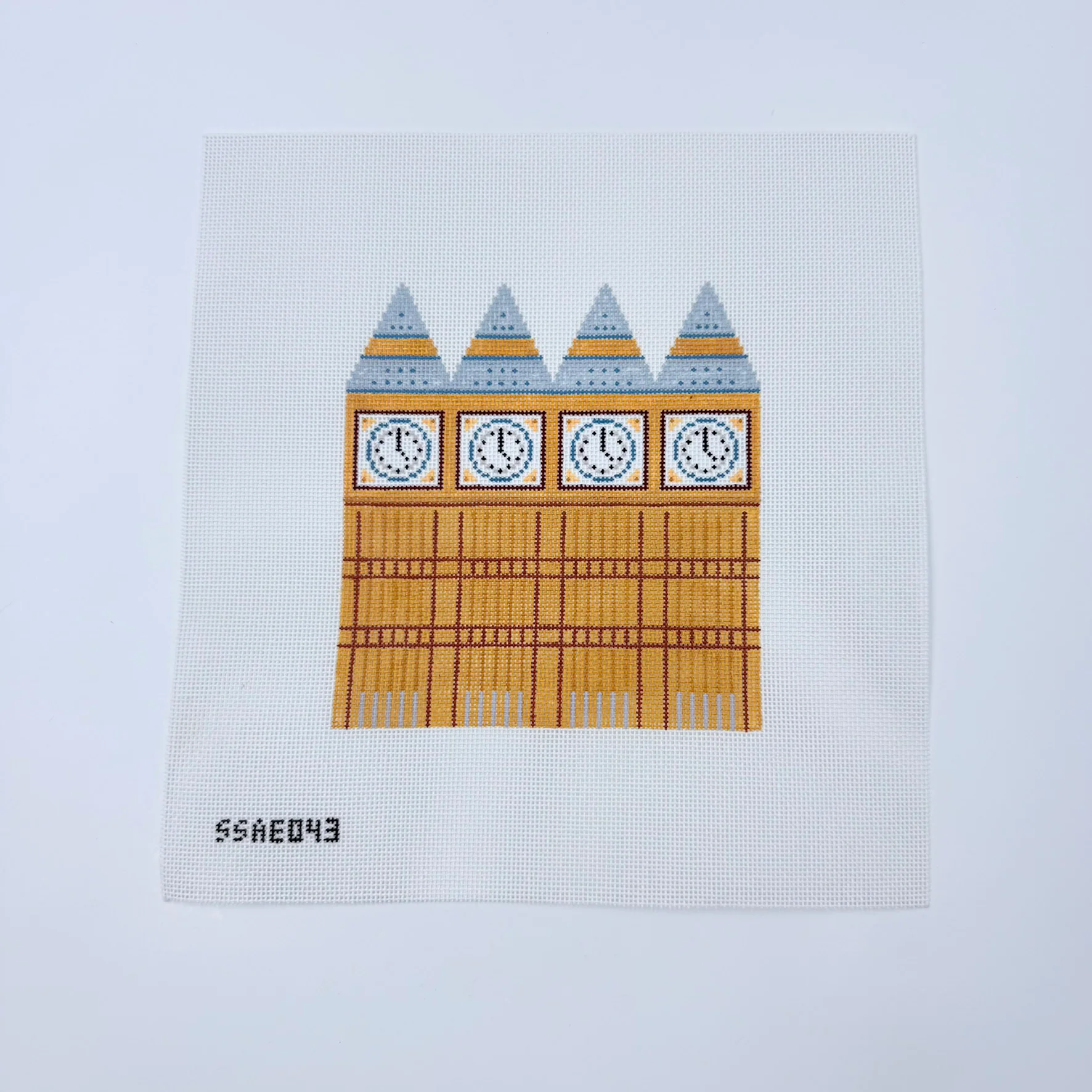 3D Big Ben Needlepoint Canvas
