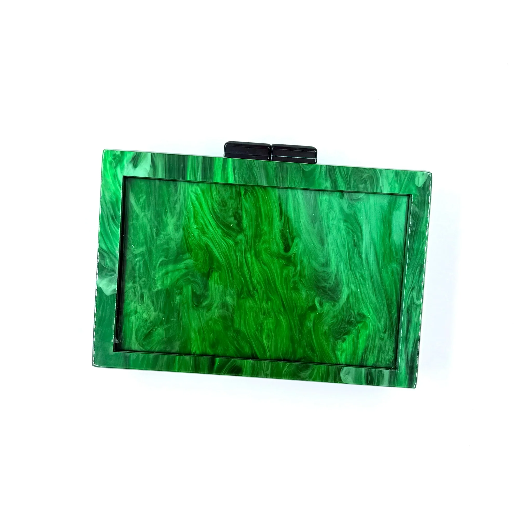 Colorful Self Finishing Acrylic Box Clutch - Image 2