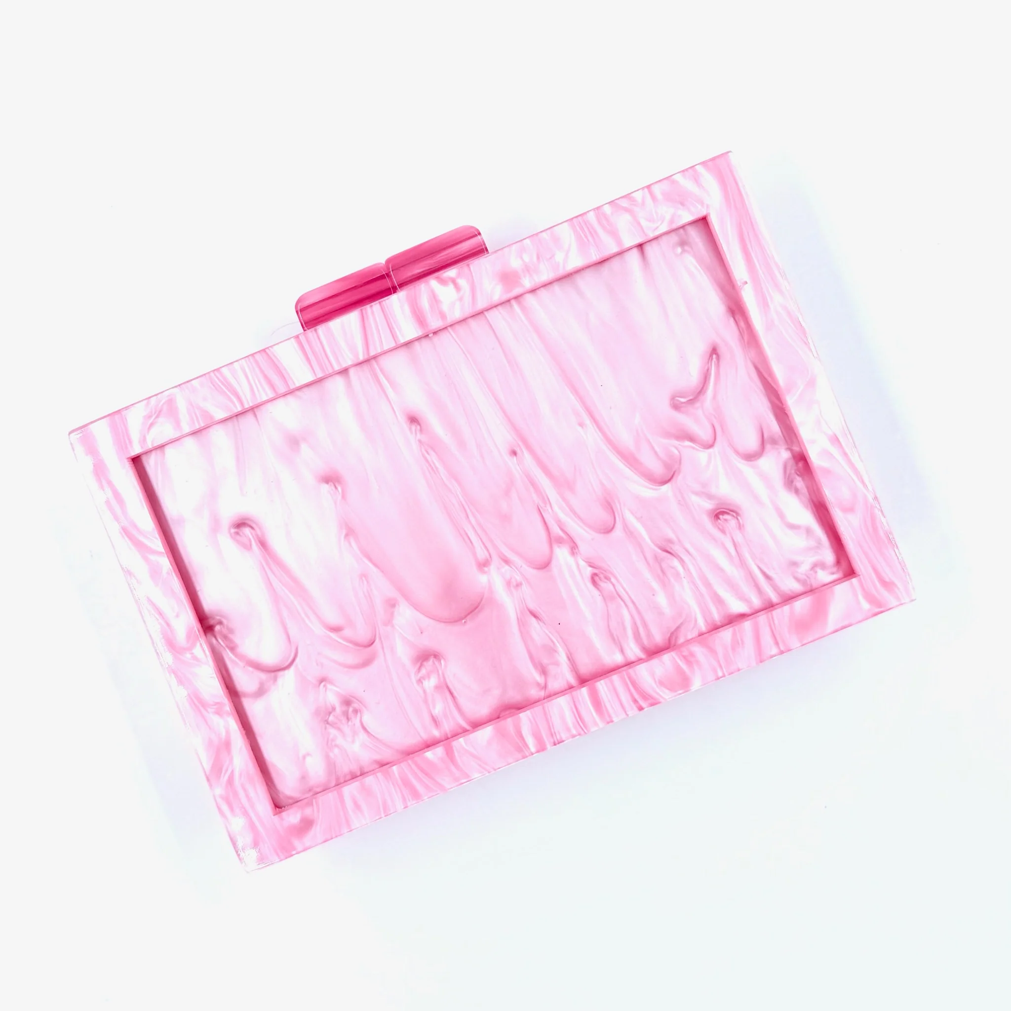 Colorful Self Finishing Acrylic Box Clutch - Image 5