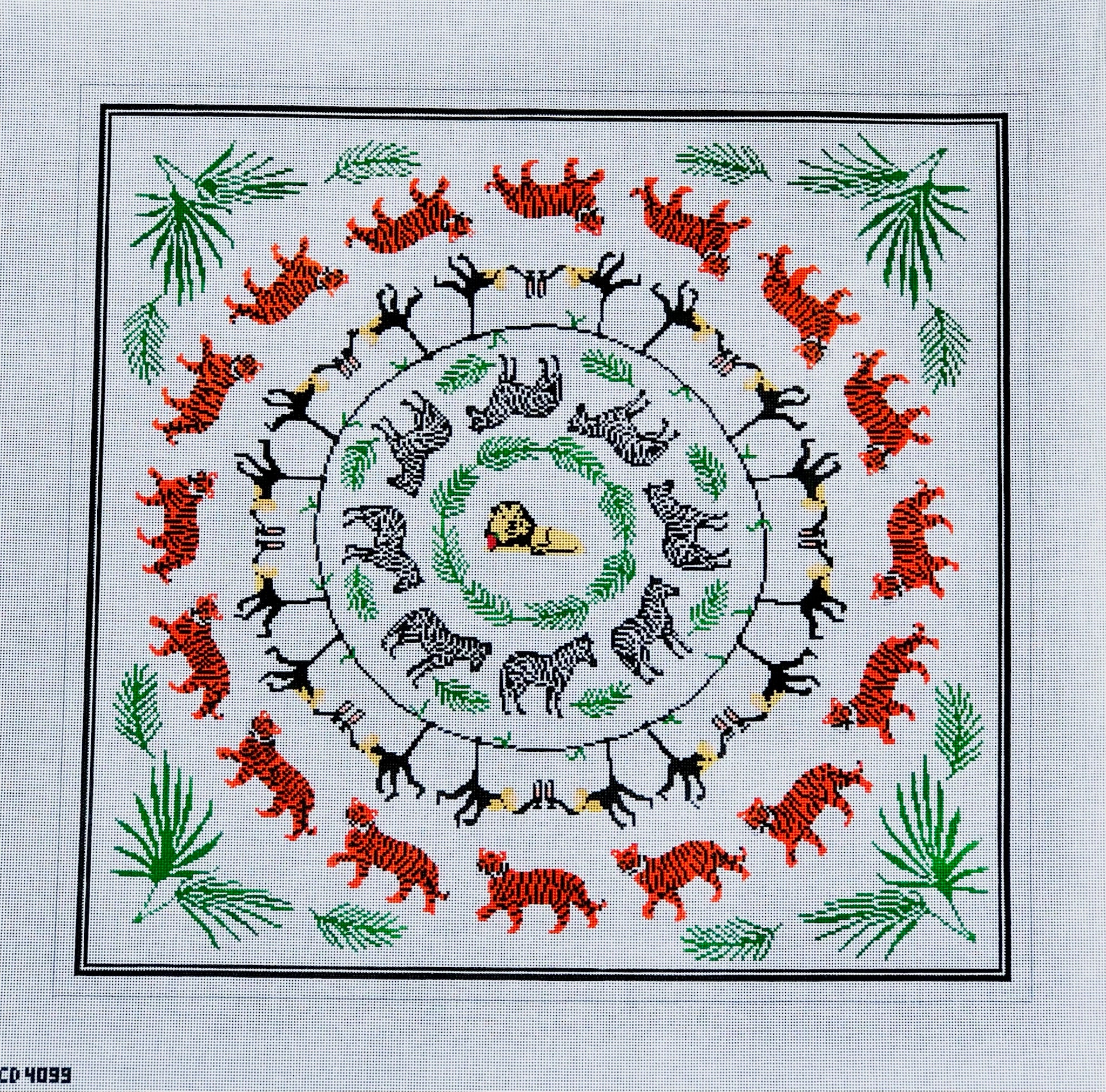 African Animal Pillow
