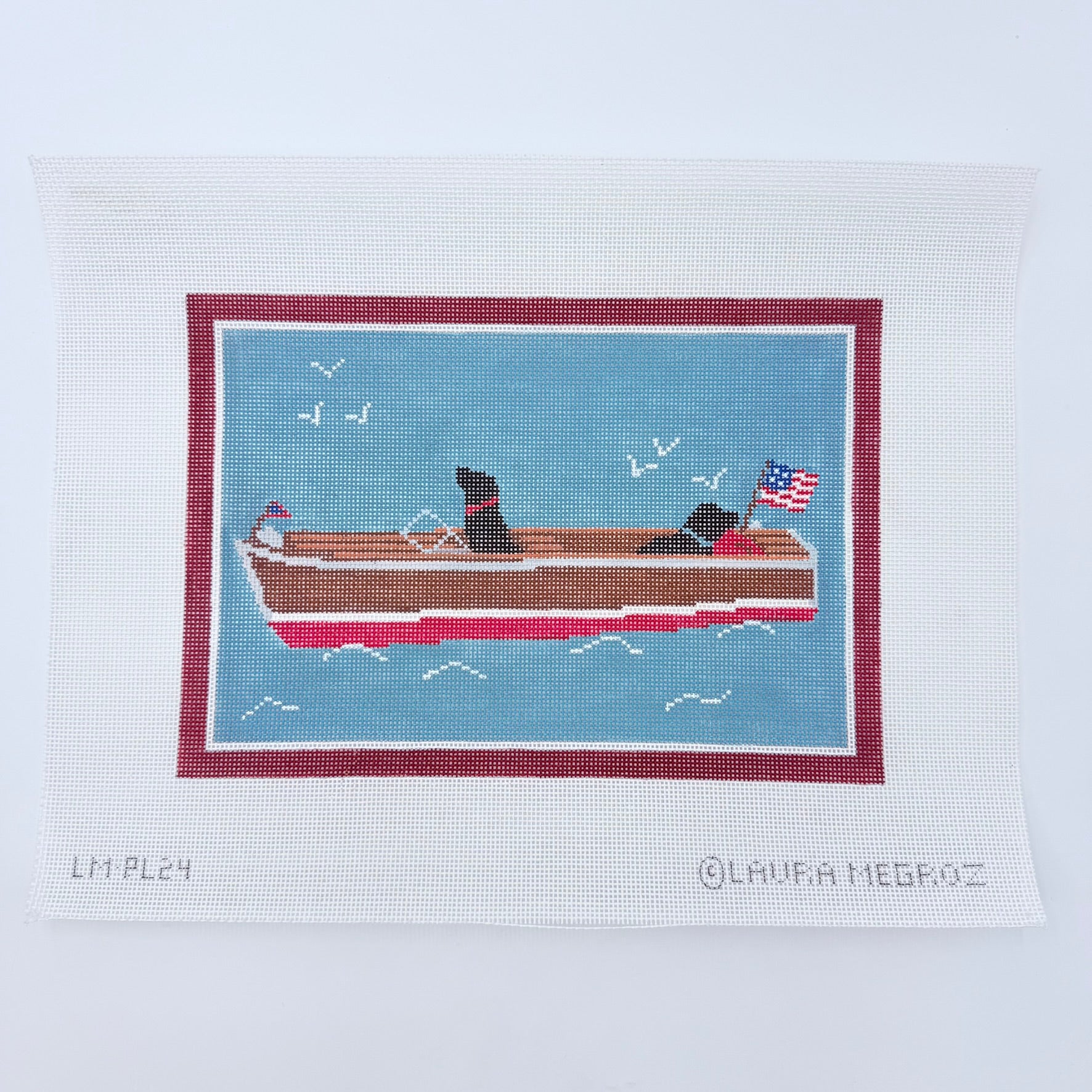 All Aboard Pillow Canvas