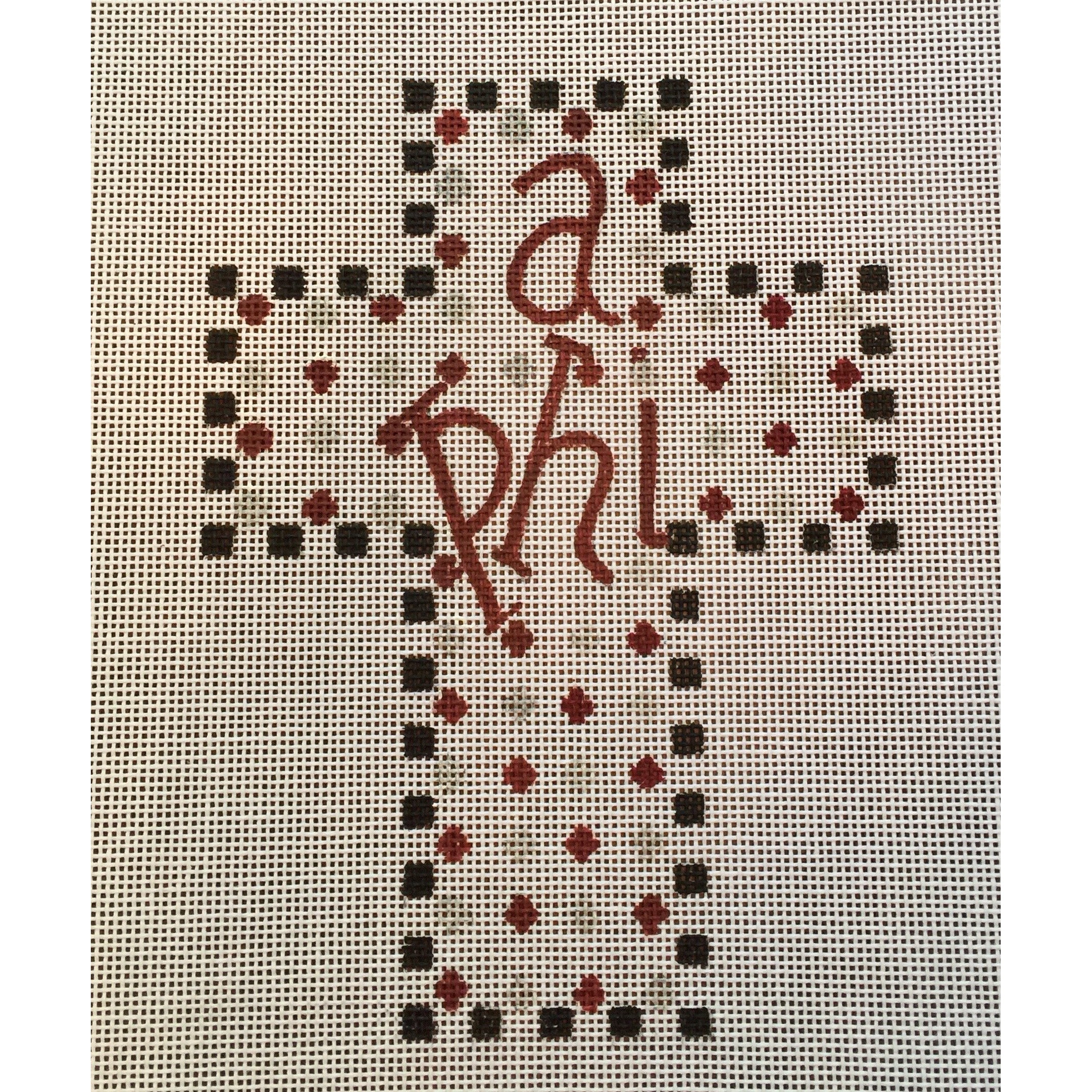 Alpha Phi Cross Canvas