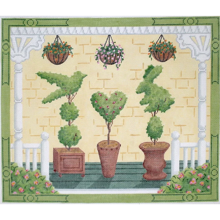 American Front Porch - Spring Canvas