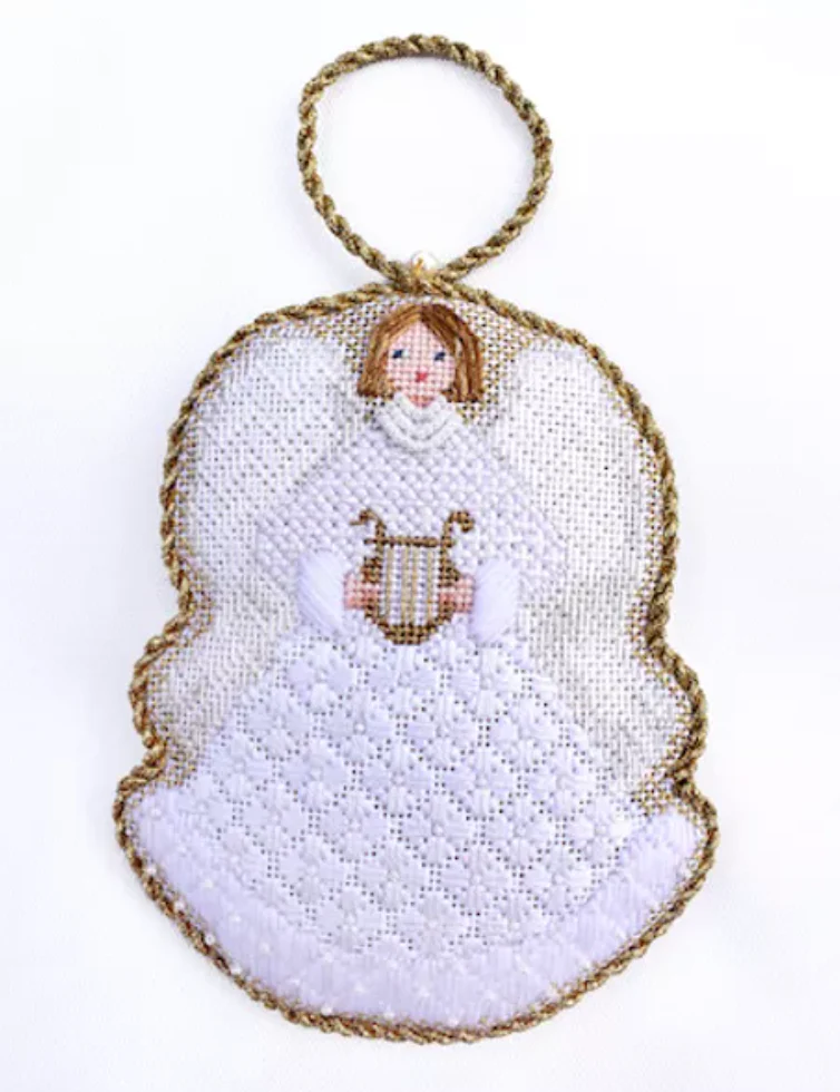 Angel with Harp Canvas