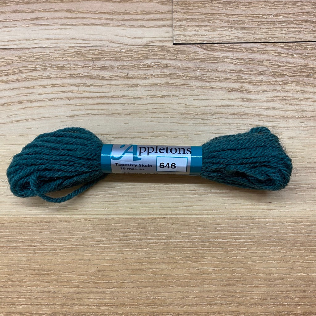 Appleton Tapestry Wool 646 Peacock Blue