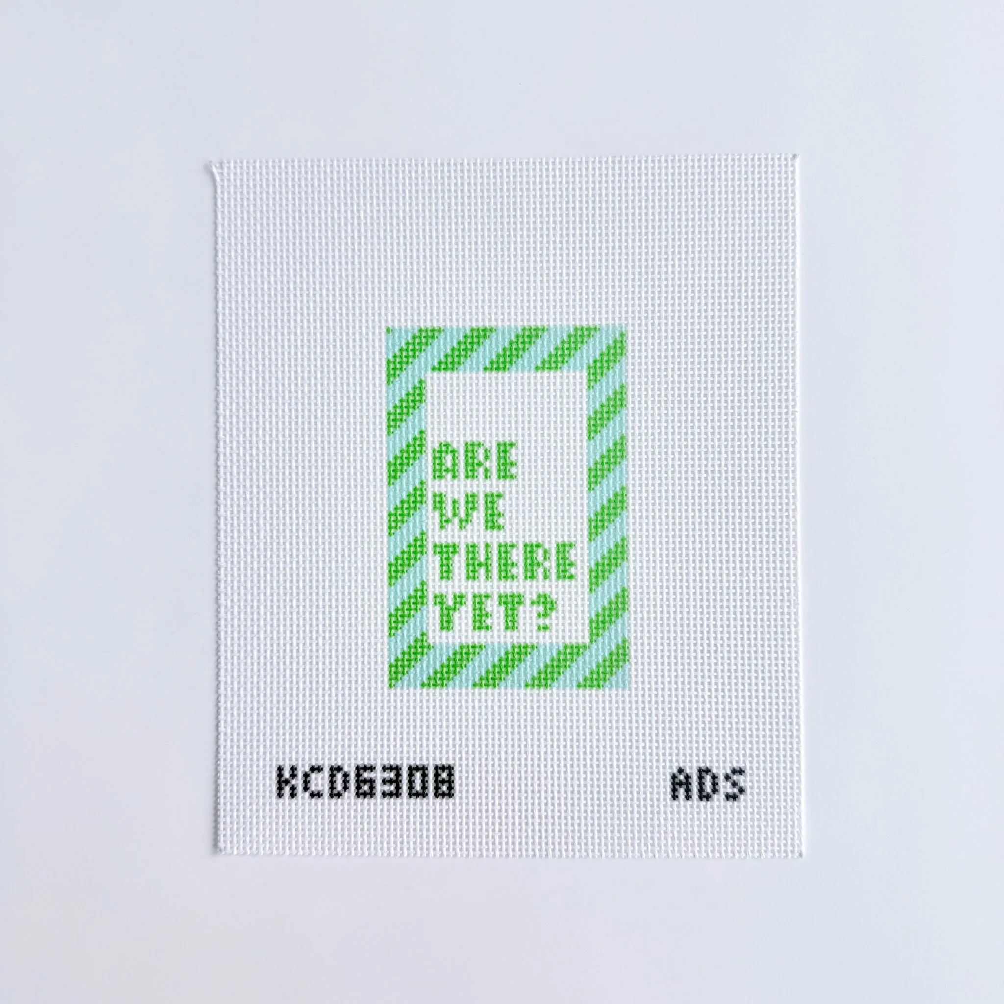Are We There Yet - Green Canvas