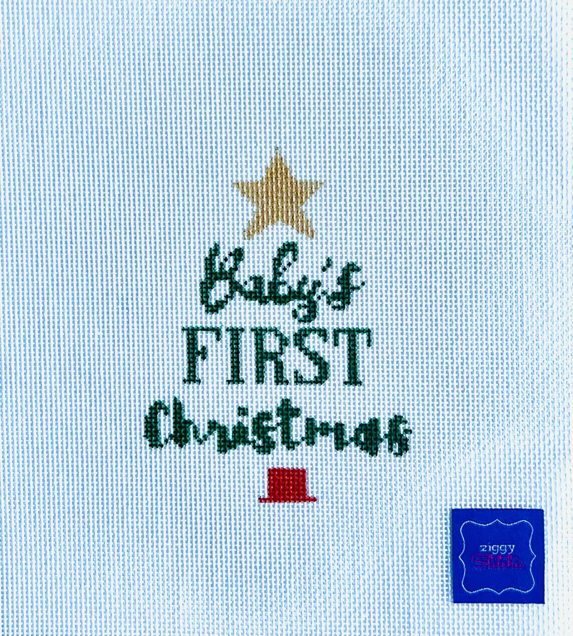 Baby's First Christmas Tree Green