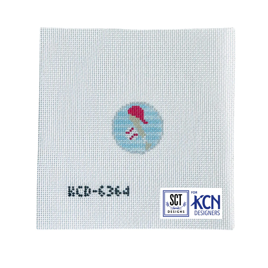 Baseball Key Fob Insert Canvas