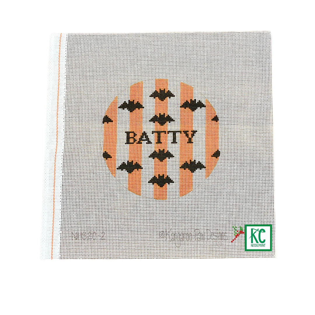 Batty Round Canvas