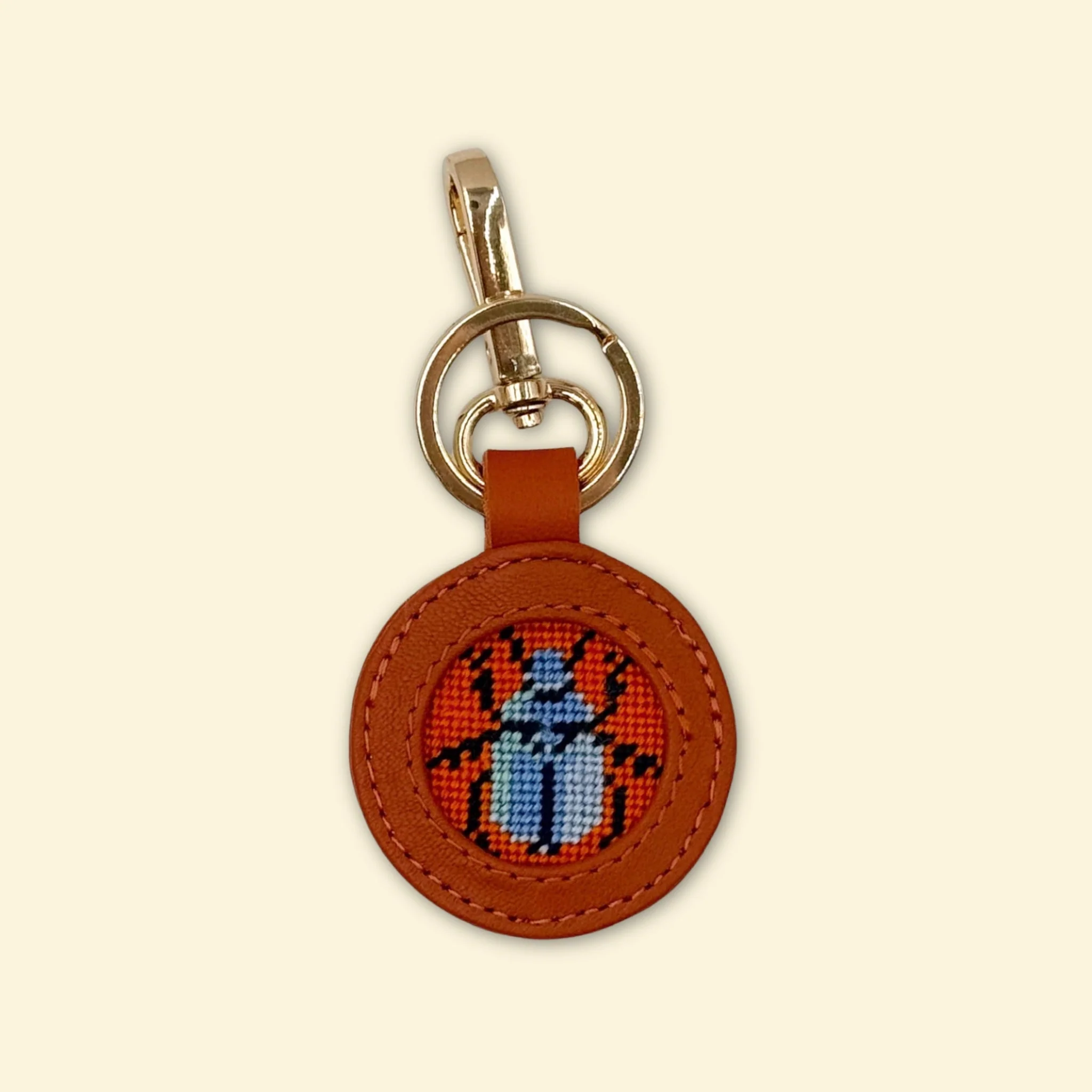 "Beetlemania" Happy Stitching All-In-One Key Fob/Bag Tag Kit