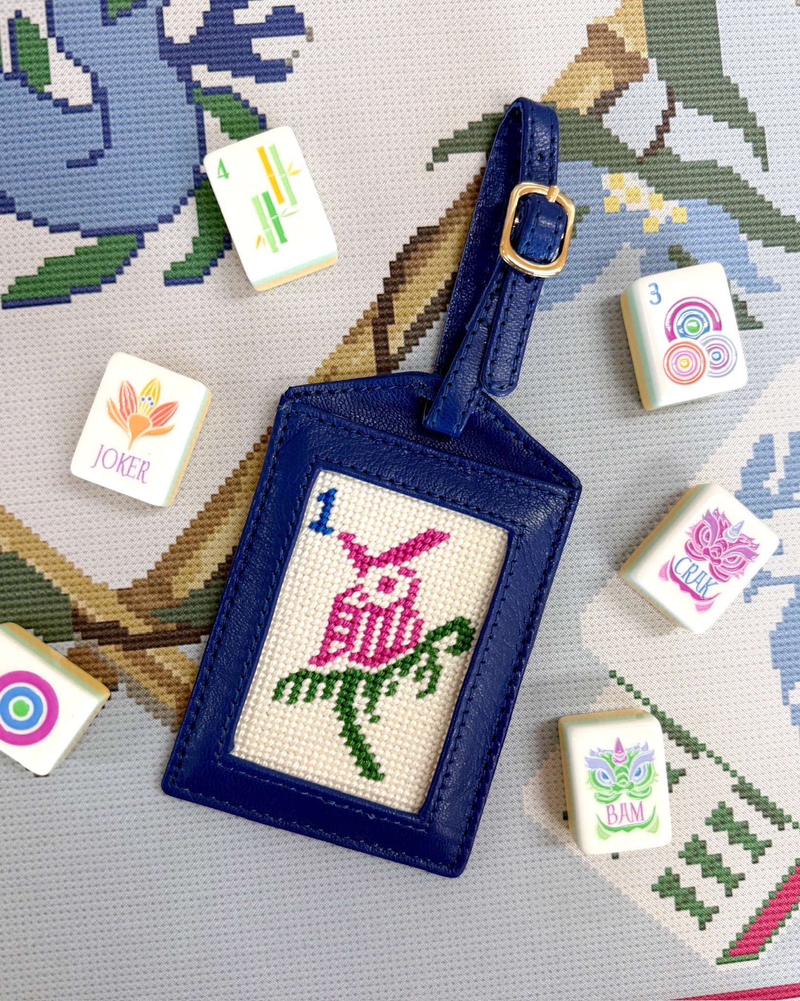 "Bird Bam" Happy Stitching All-In-One Luggage Tag Kit - Image 3