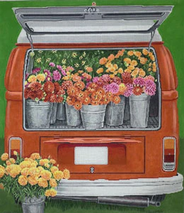Bloomful Wagon Canvas