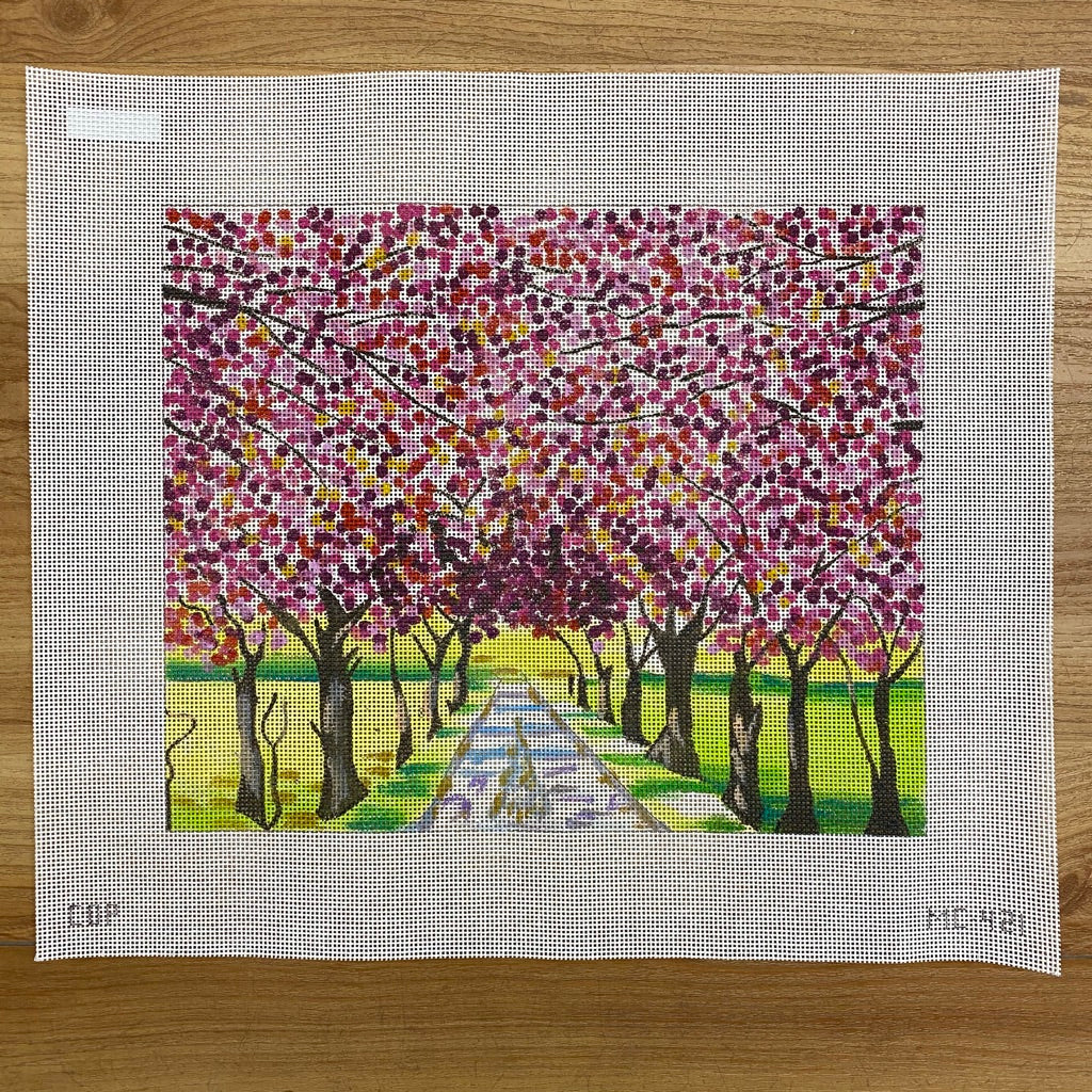 Blooming Tree Alley Canvas