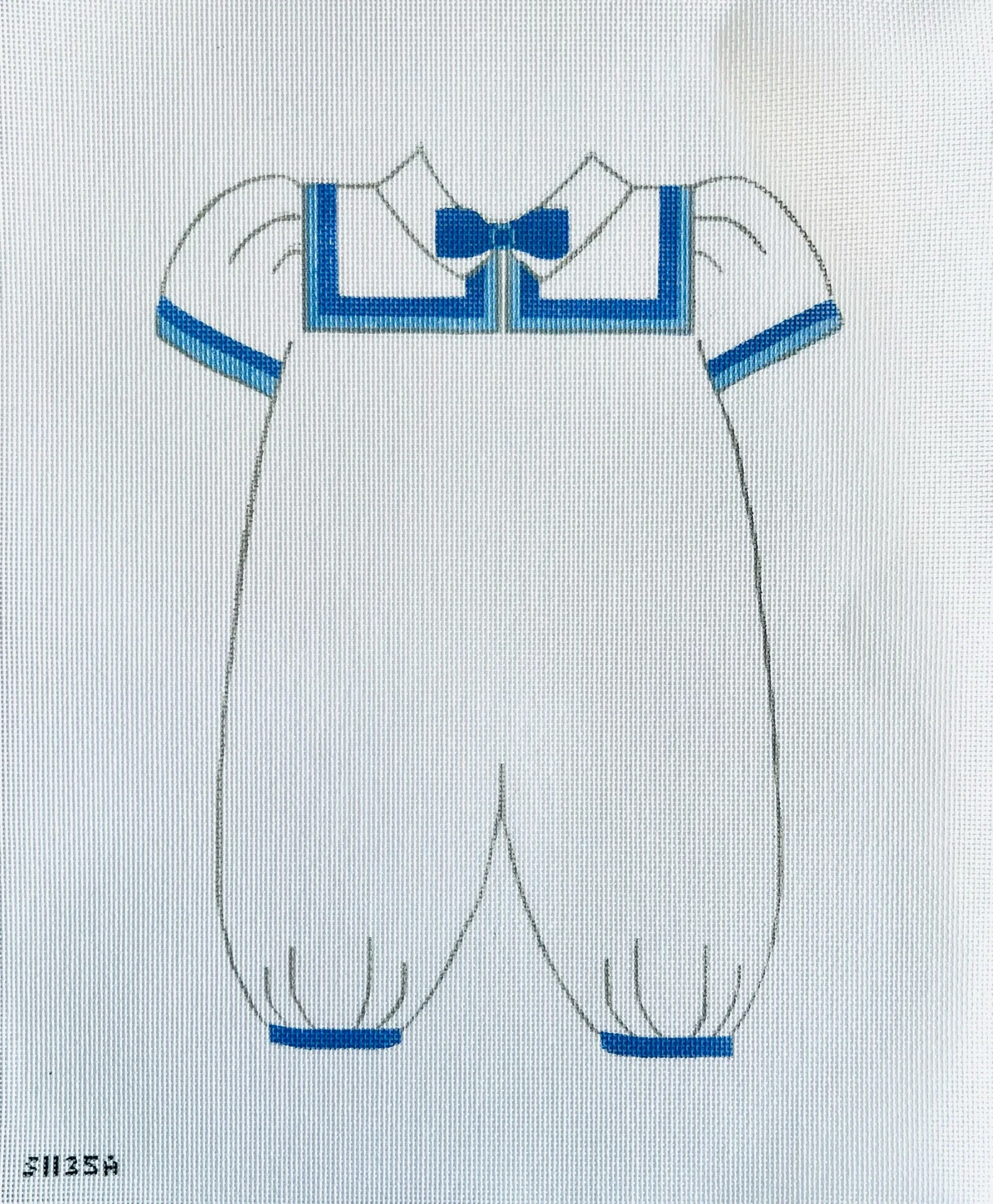 Blue Christening Gown