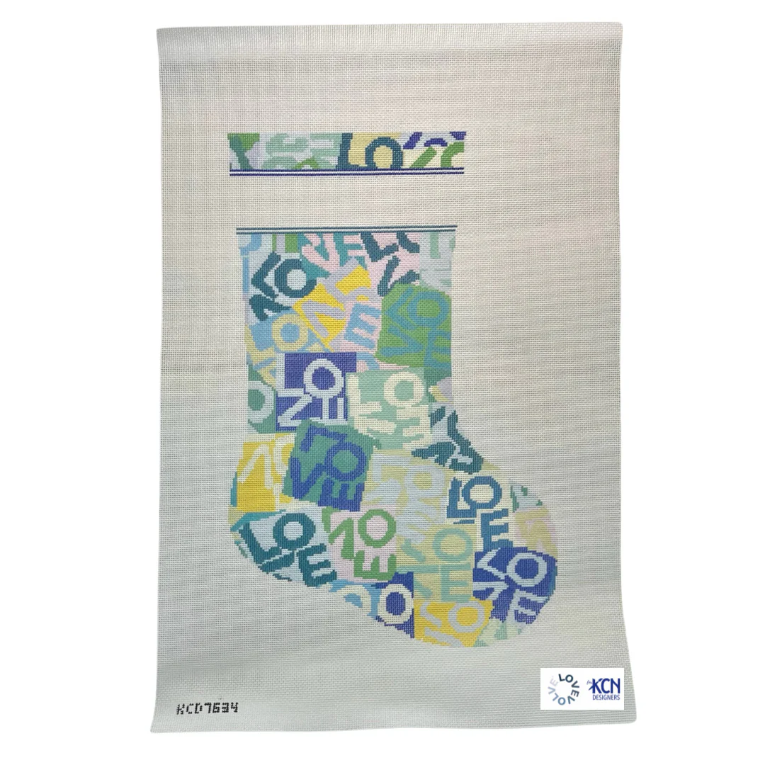 Blue Lovevolve Full size Stocking