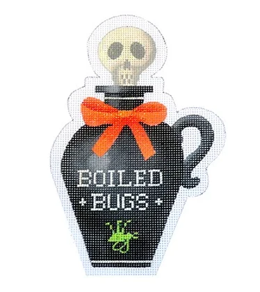 Boiled Bugs Halloween Bottle Canvas
