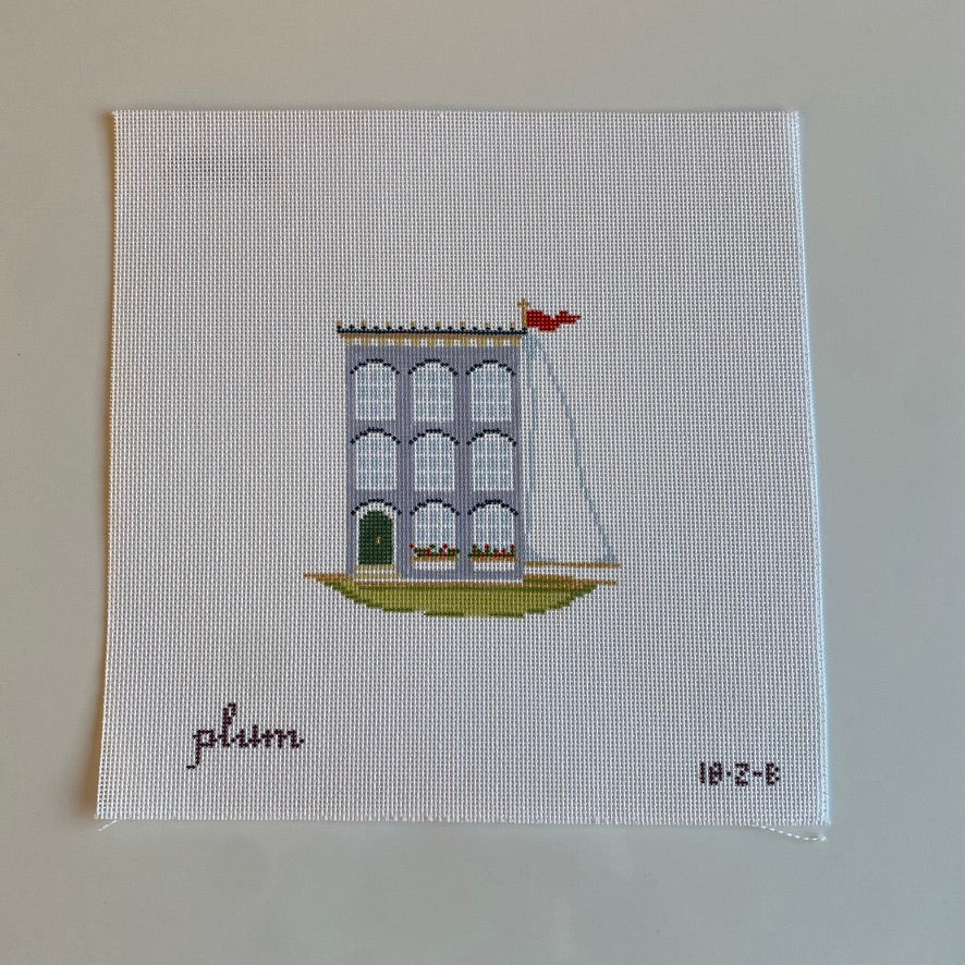 Brownstone House Boat Canvas