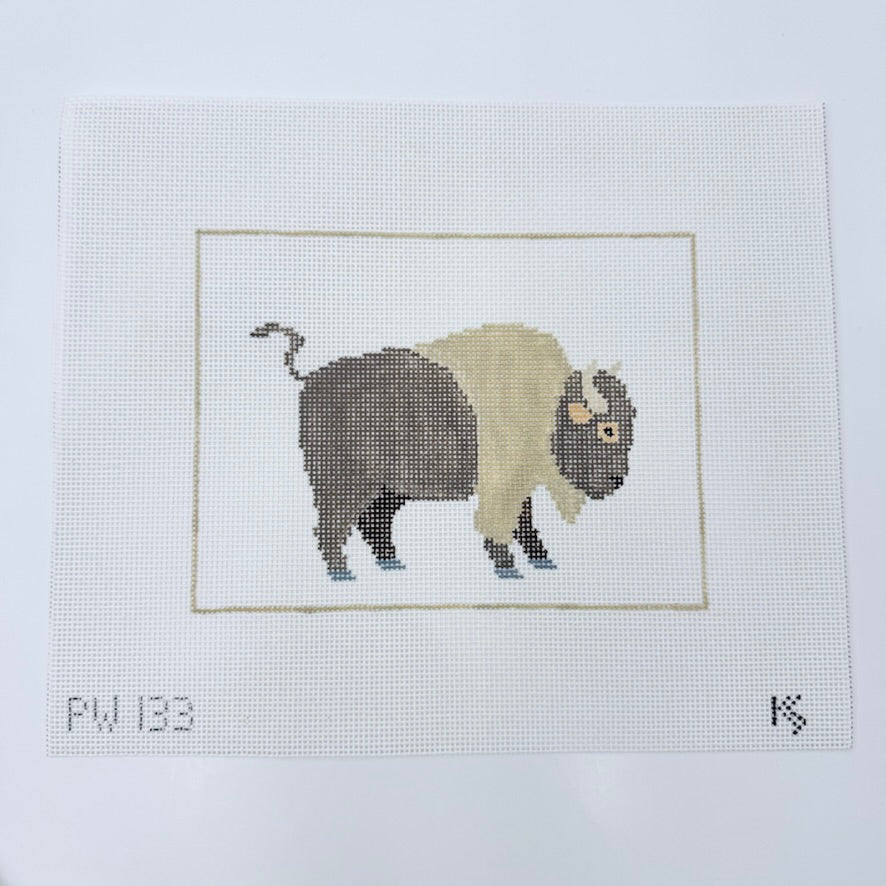 Buffalo Pillow Canvas