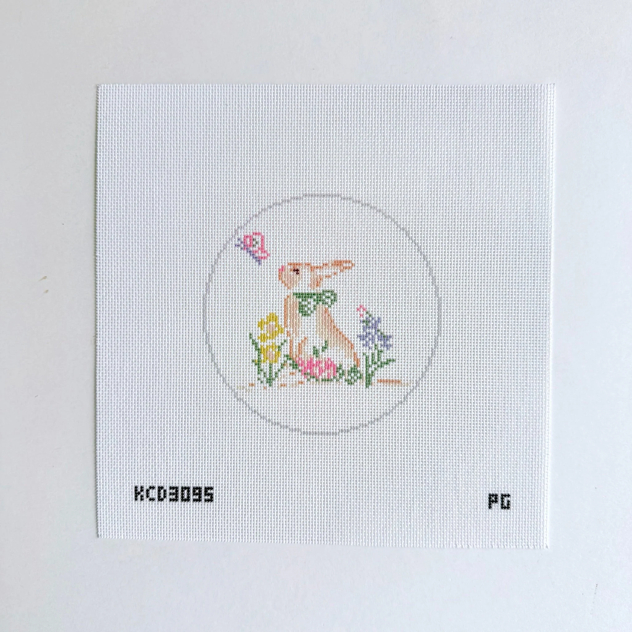Bunny Round Canvas