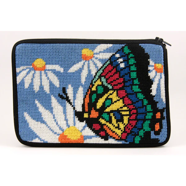 Butterfly and Daisies Purse Kit