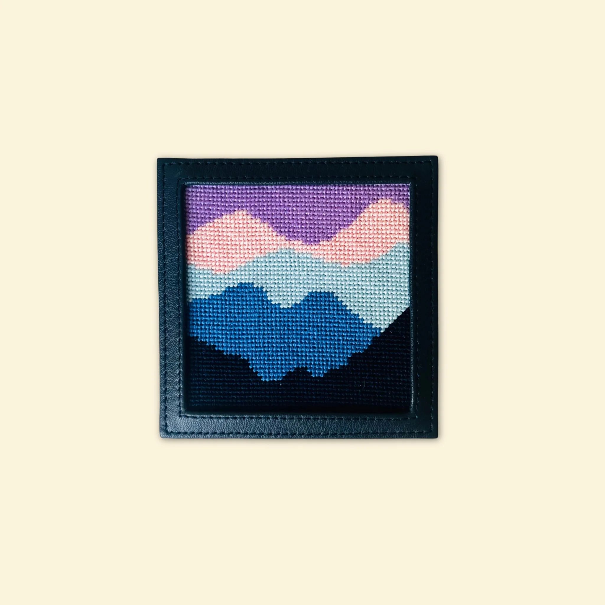 "Moody Mountains" Happy Stitching All-In-One Coaster Kit - Image 2