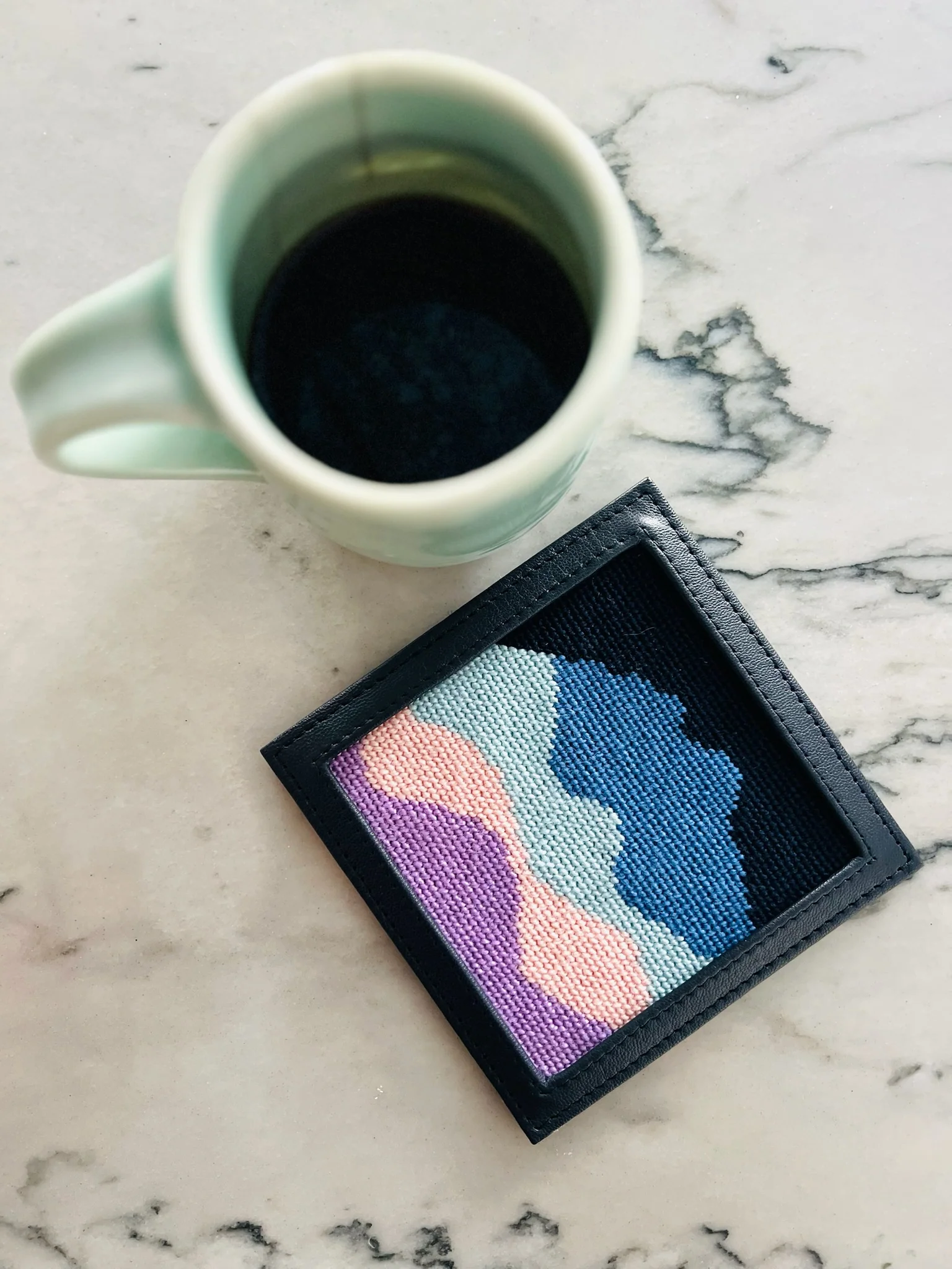 "Moody Mountains" Happy Stitching All-In-One Coaster Kit - Image 3