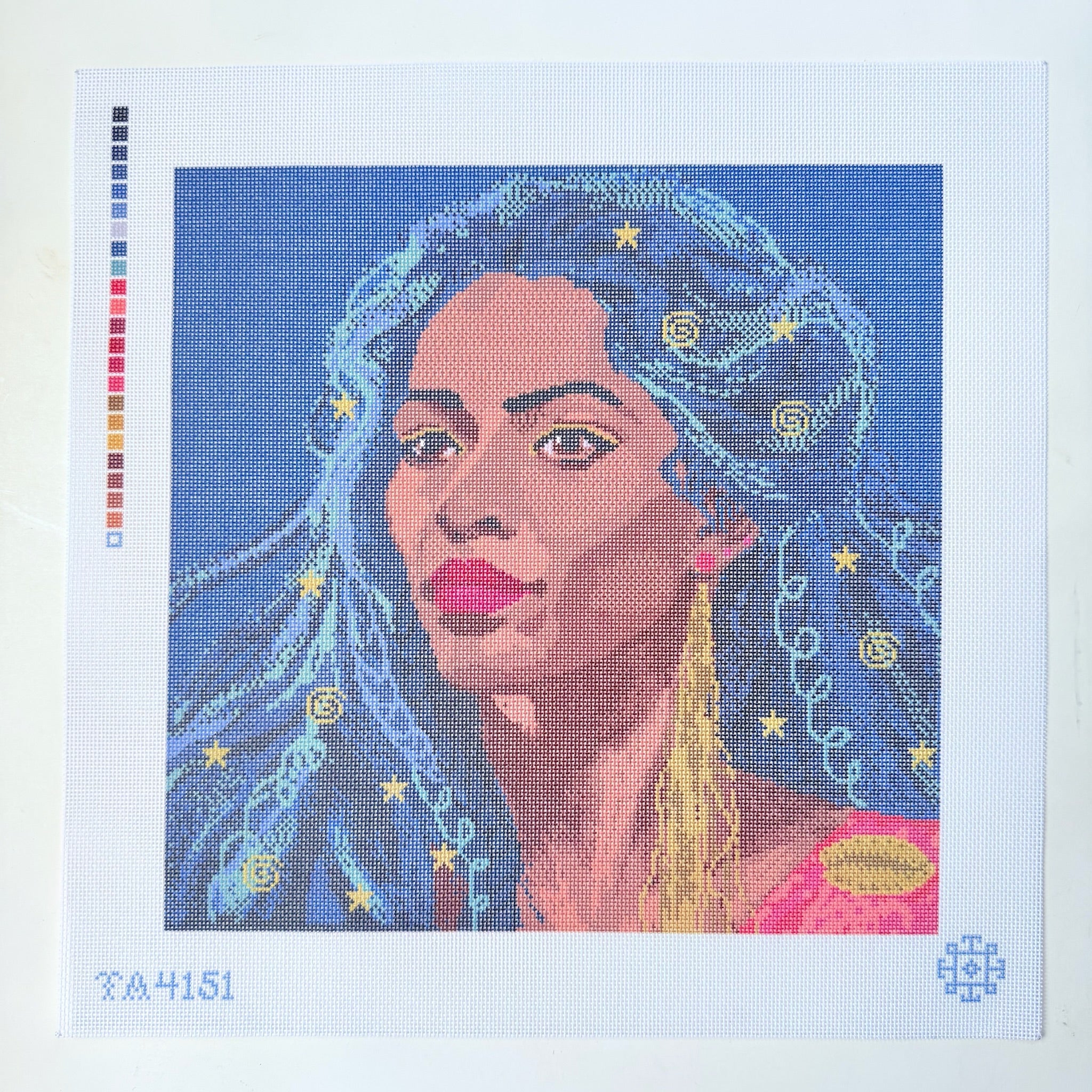 Mami Wata Needlepoint Canvas