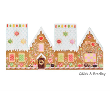 Candy Cottage Gingerbread House Canvas
