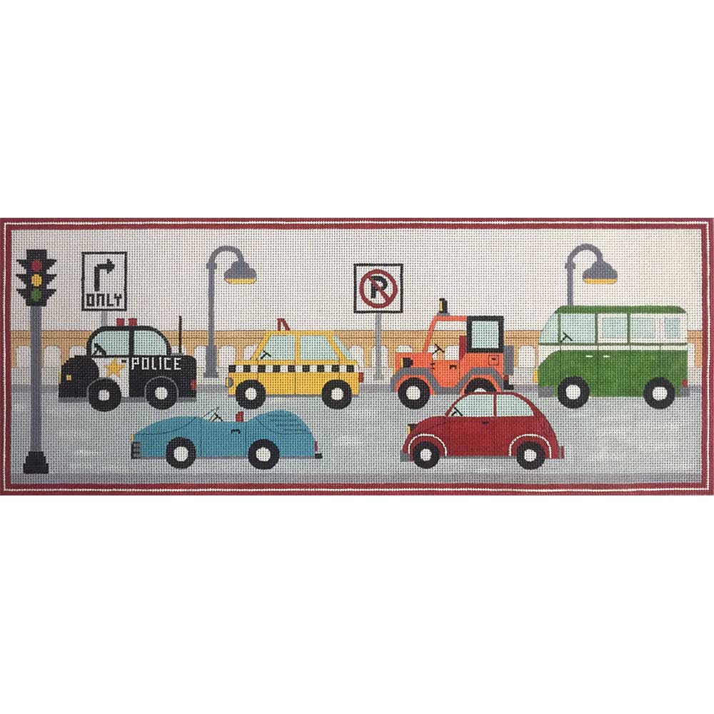 Cars on Highway Canvas