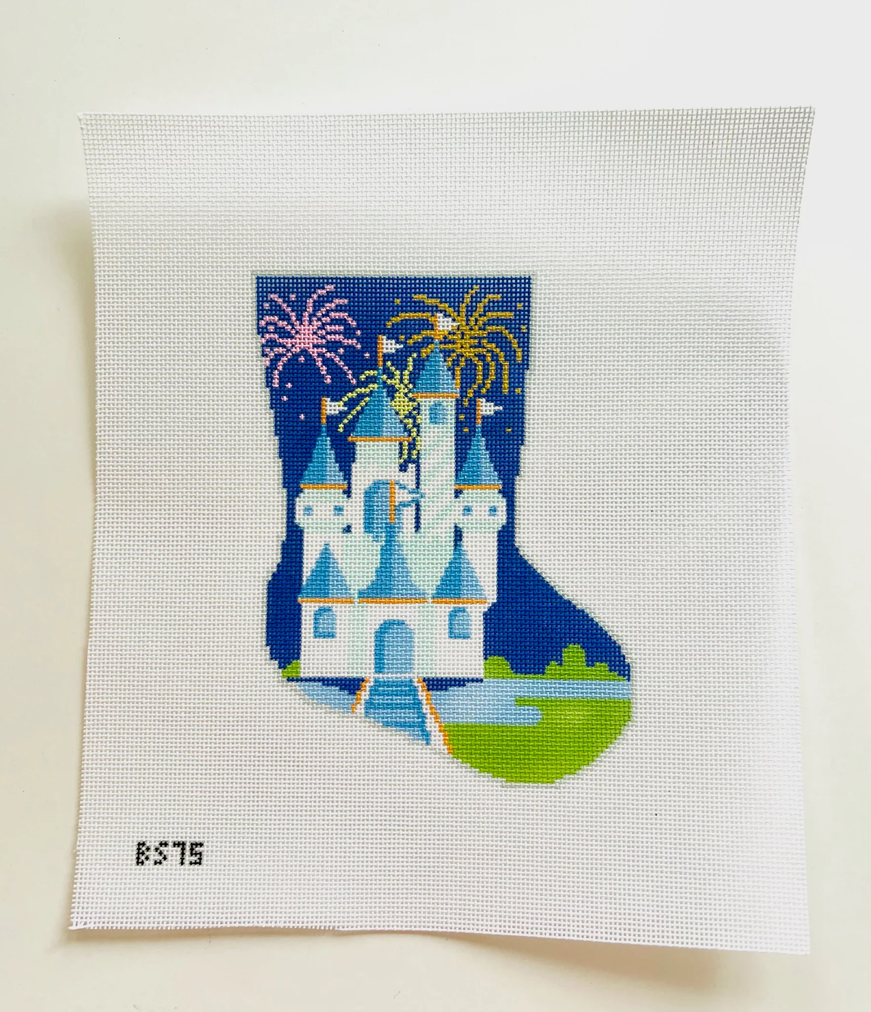 Celebration Castle Ornament Sized Bauble Stocking Canvas