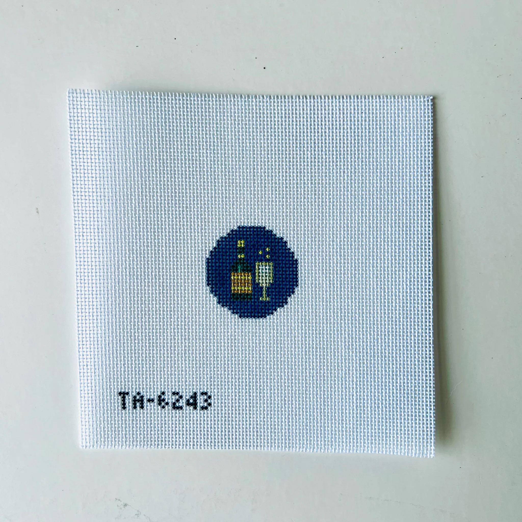 Champagne Key Fob Insert Canvas