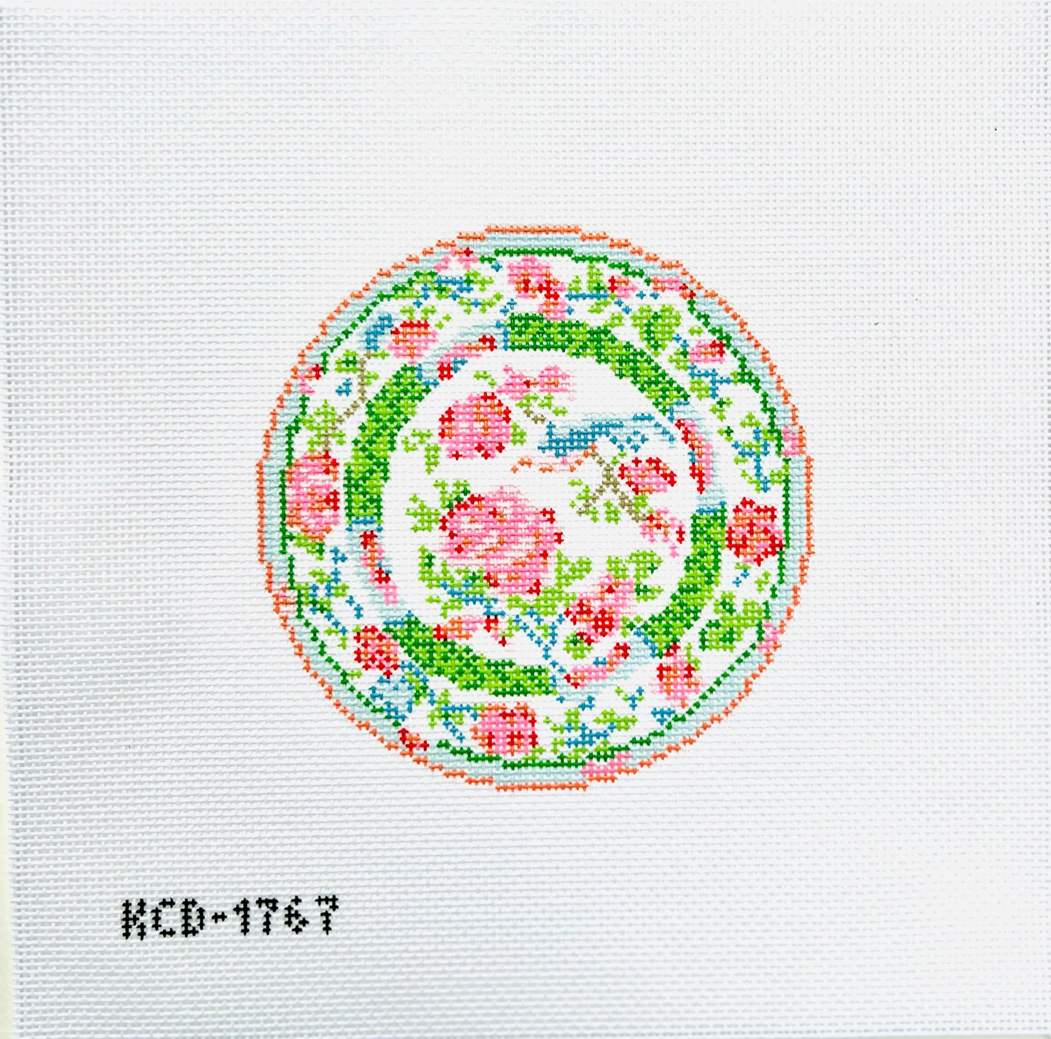 Chinoiserie Plate Canvas