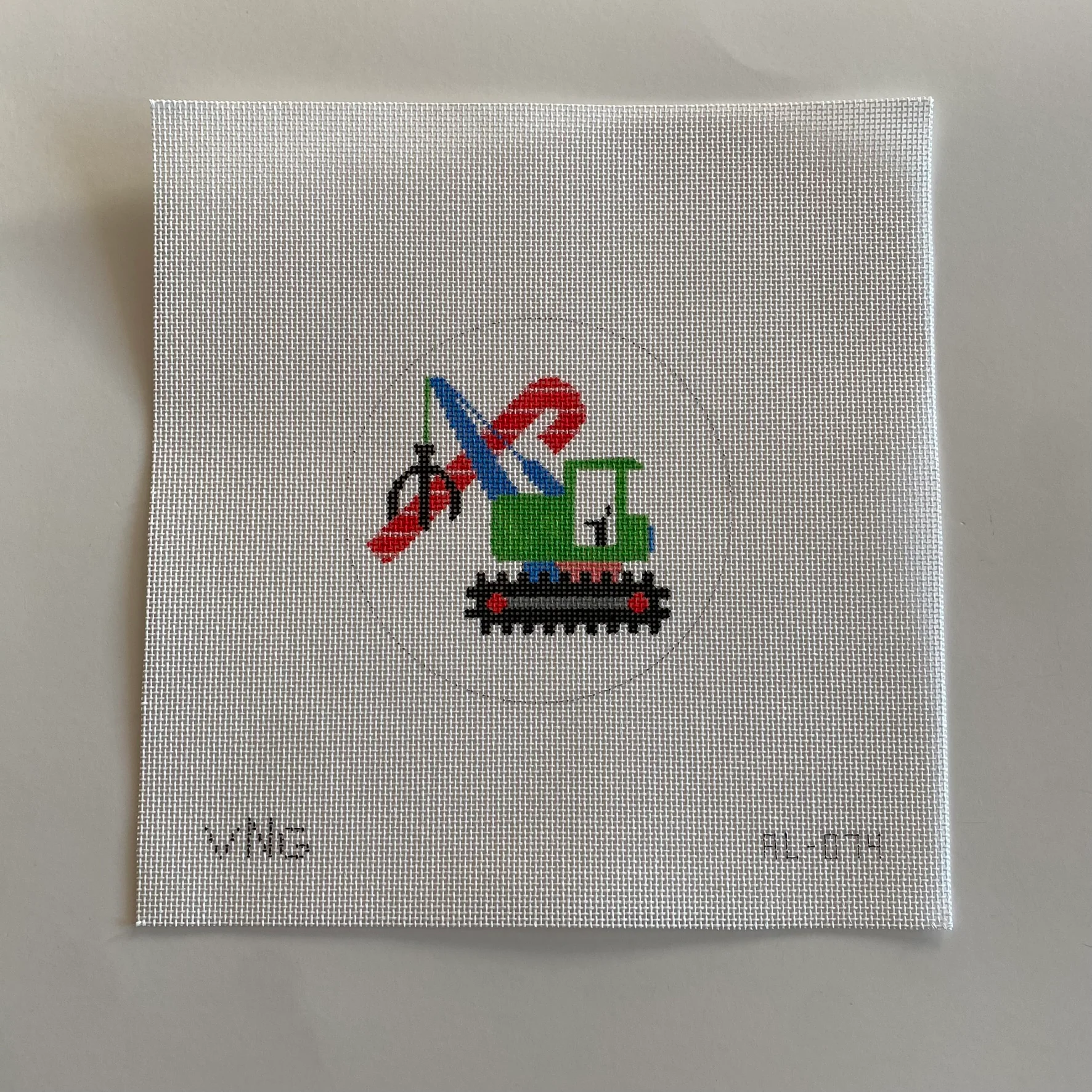 Christmas Crane Canvas