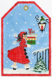 Christmas Delivery Gift Tag Canvas