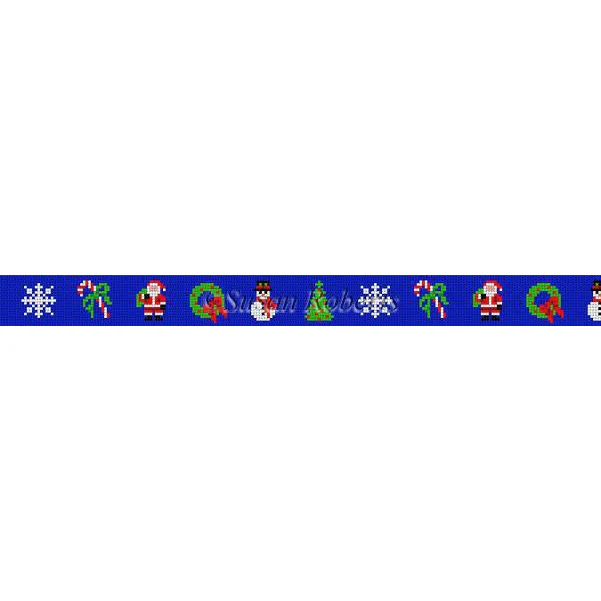 Christmas Dog Collar Canvas