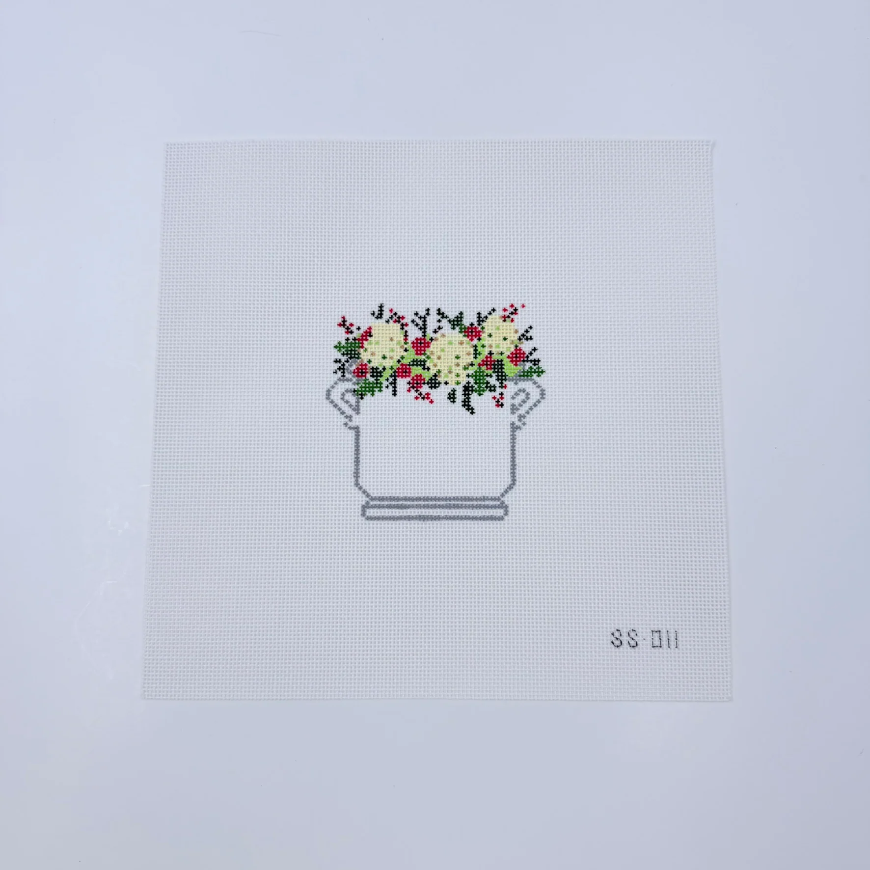 Holiday Floral Arrangement Canvas