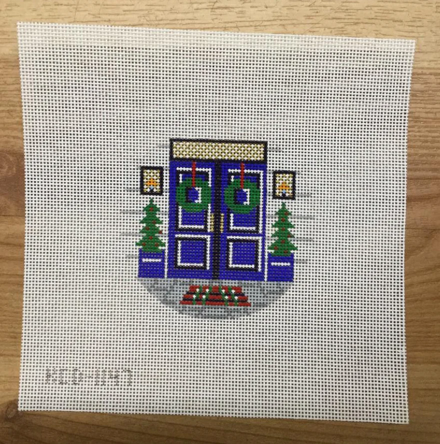 Christmas Front Door Round