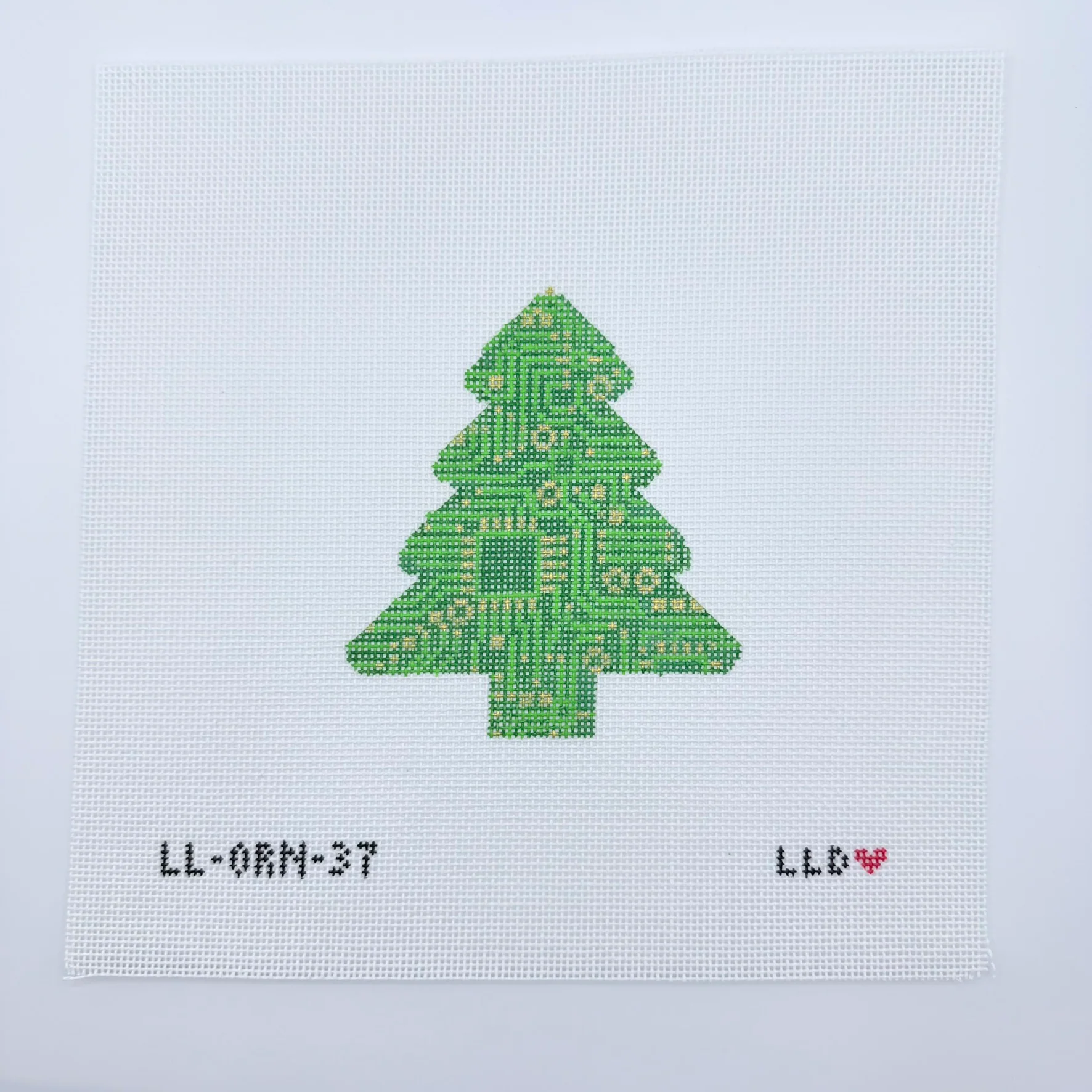 Circuit Board Tree Canvas