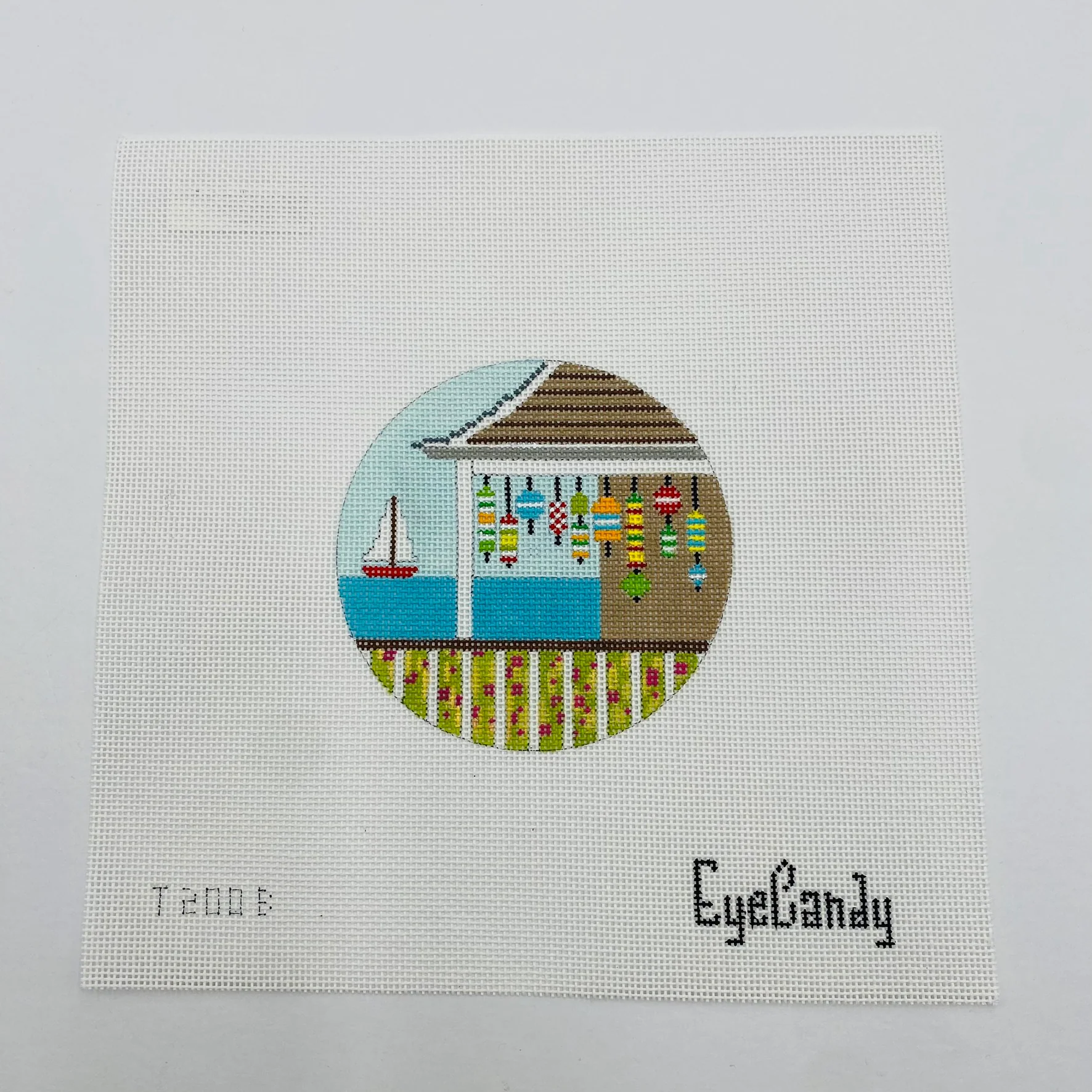 Coastal Cottage Buoys Canvas