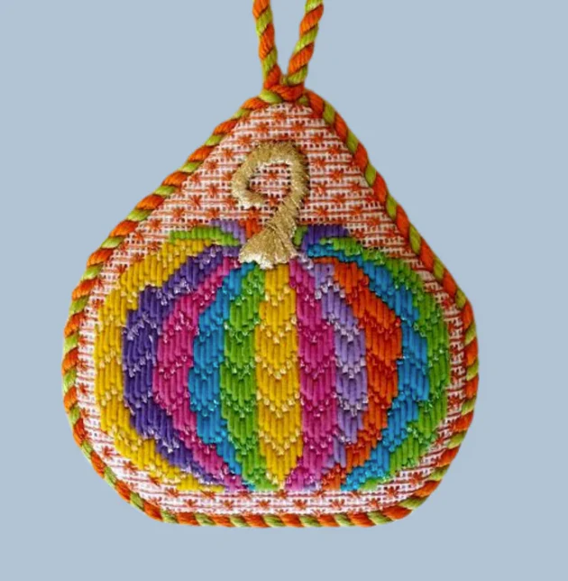 Colorful Pumpkin Canvas - Image 2