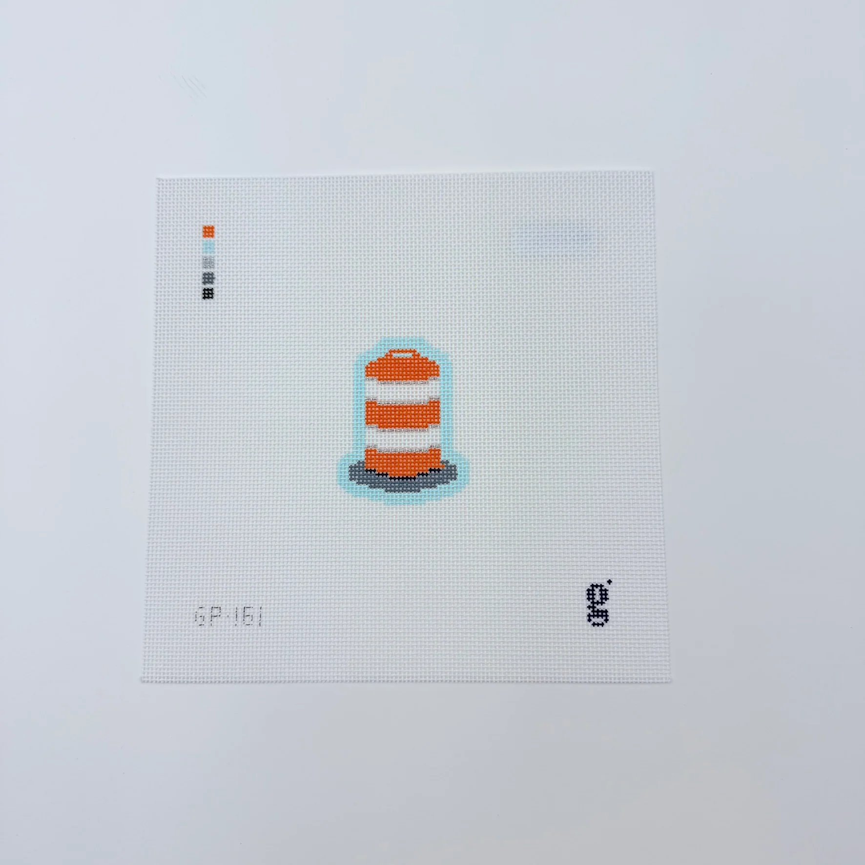 Construction Mini Traffic Drum Canvas