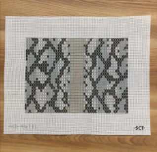 Snakeskin Flat Clutch