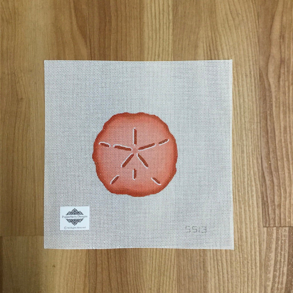 Coral Sand Dollar Canvas
