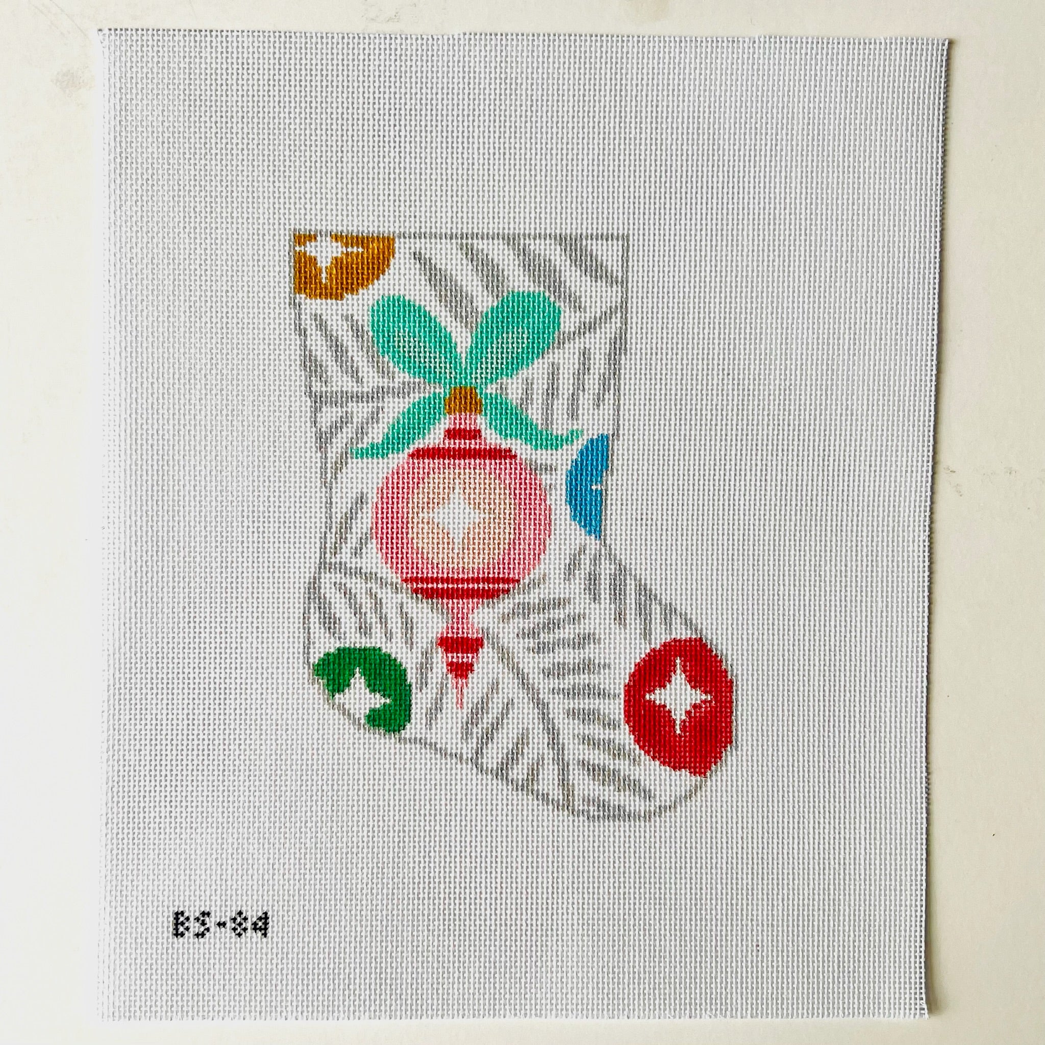 Deck the Halls Ornament Sized Bauble Stocking Canvas