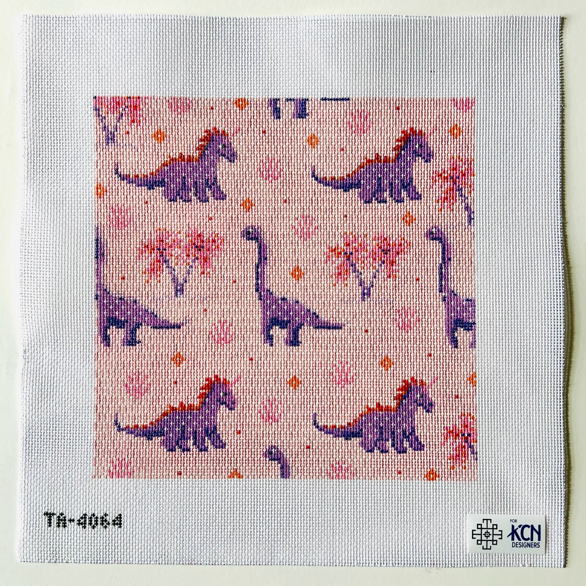 Dinosaur Square Canvas - Image 2