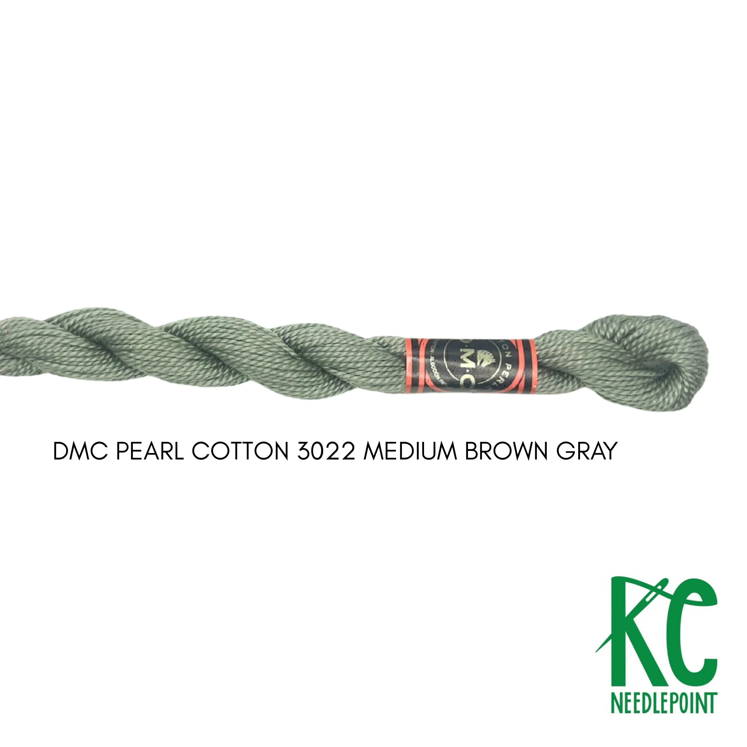 DMC 3 Pearl Cotton 3022 Medium Brown Gray