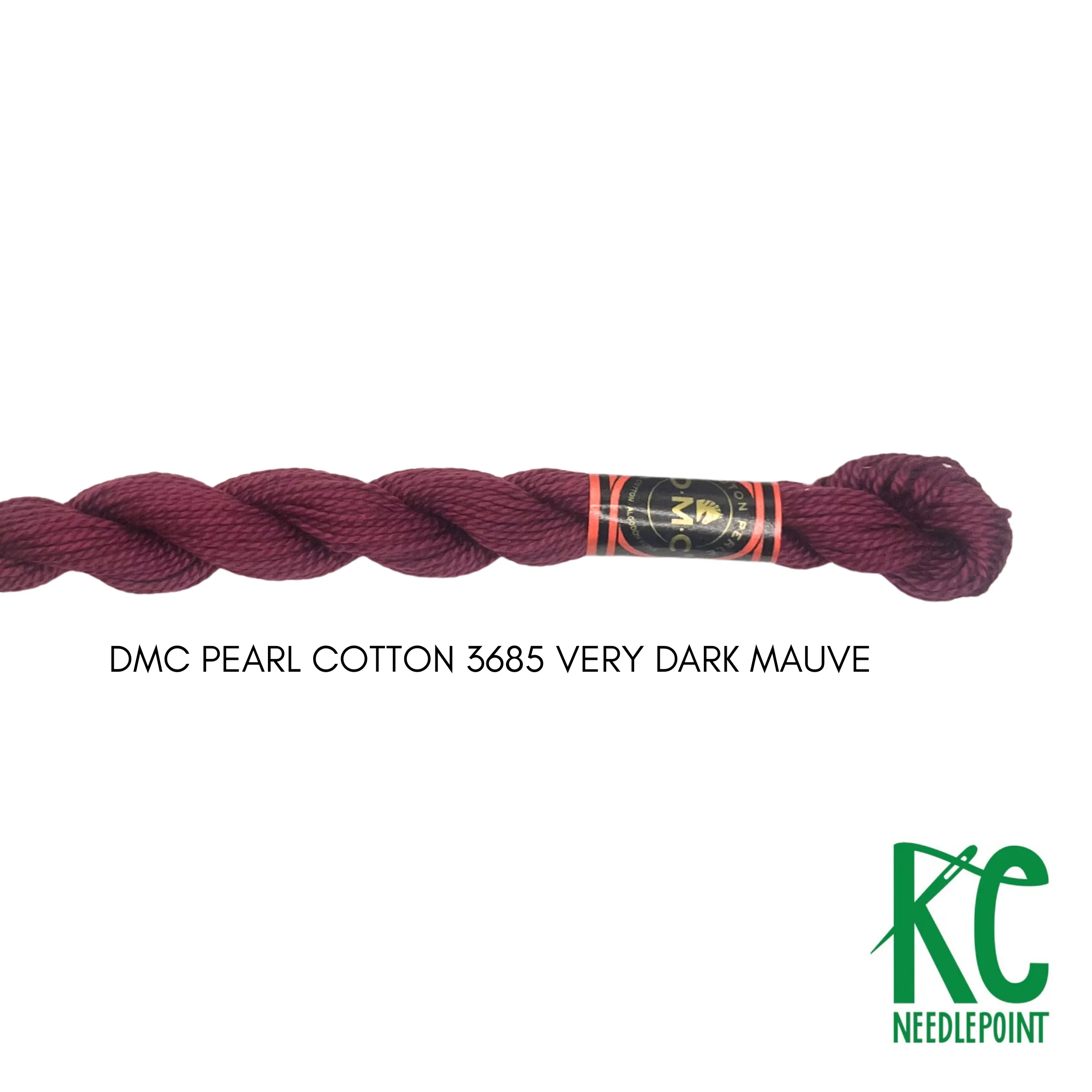 DMC 3 Pearl Cotton 3685 Very Dark Mauve