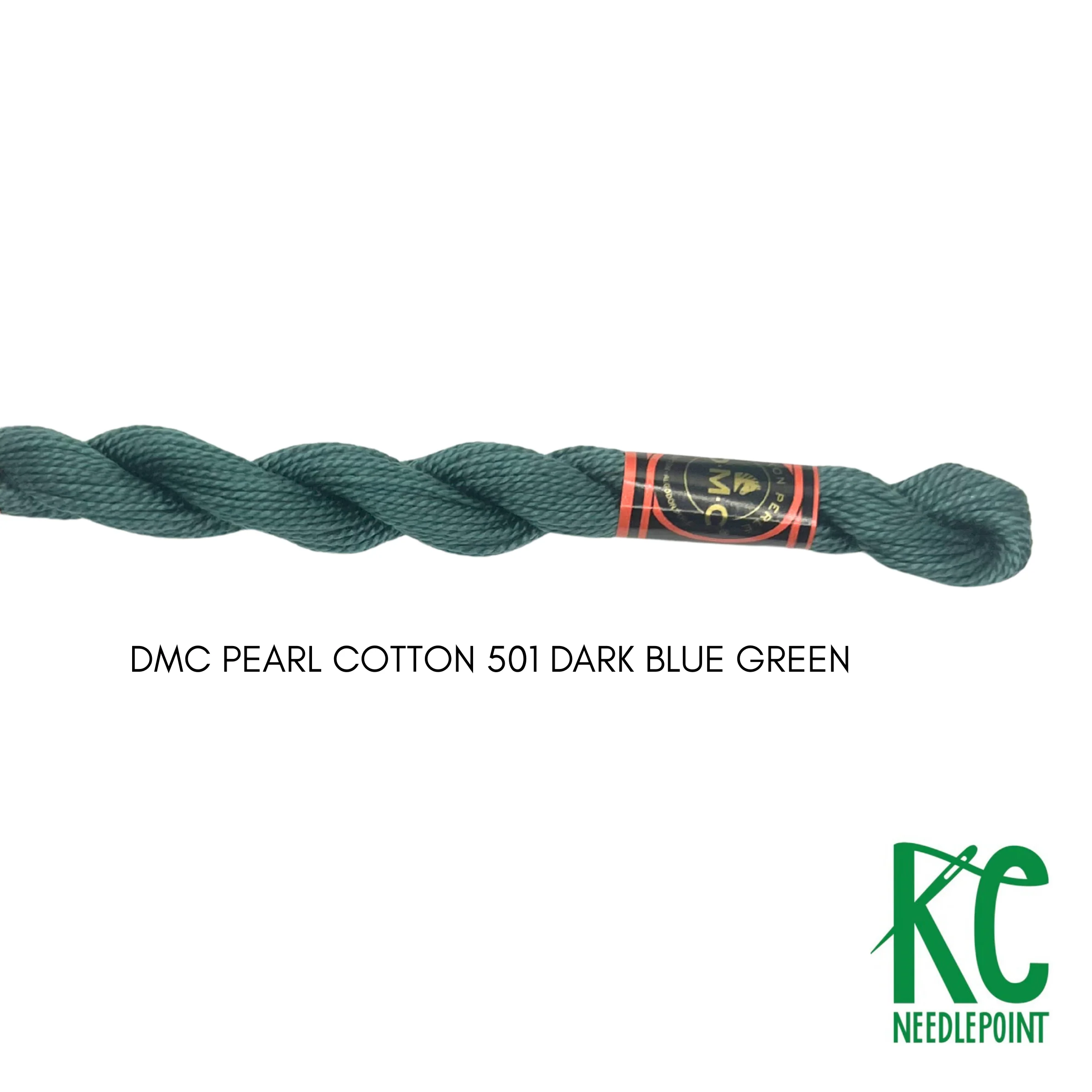 DMC 3 Pearl Cotton 501 Dark Blue Green