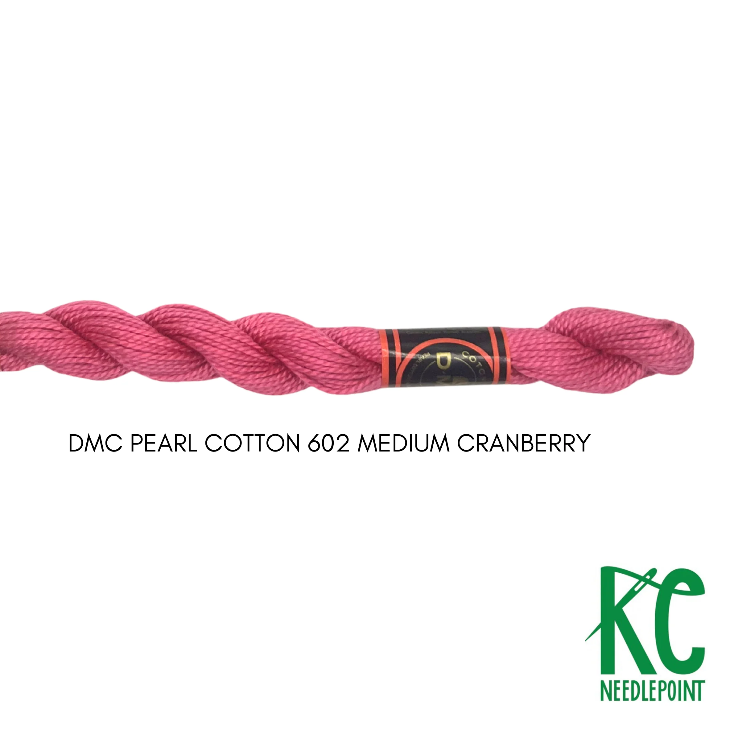 DMC 3 Pearl Cotton 602 Medium Cranberry