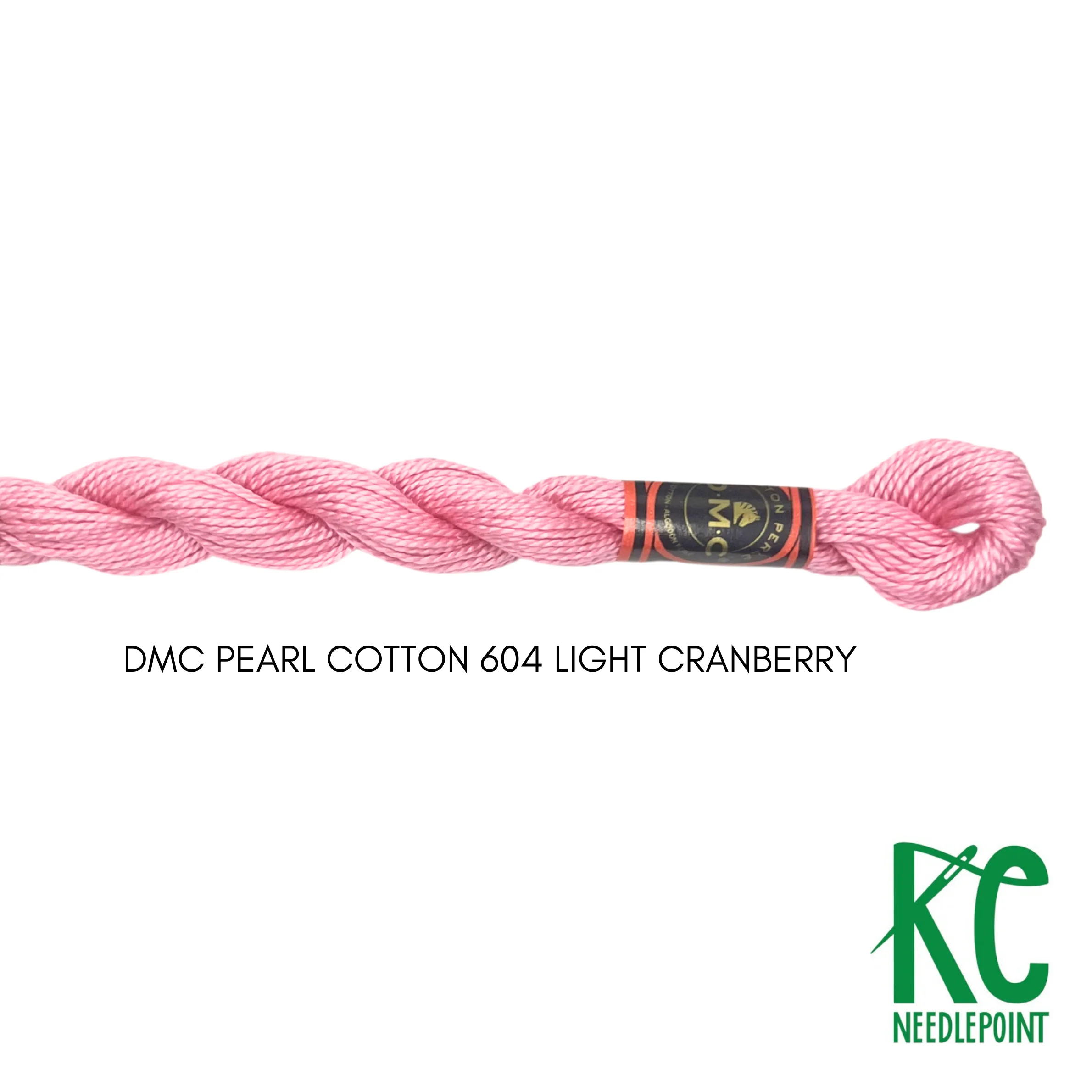DMC 3 Pearl Cotton 604 Light Cranbery